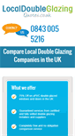 Mobile Screenshot of localdoubleglazingquotes.co.uk